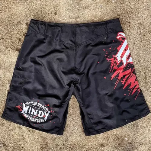 Windy MMA short blood sport back