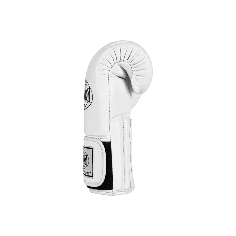 Windy Muay Thai Gloves White left side view