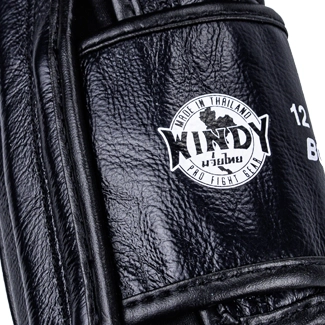 Windy Muay Thai Gloves Black Authenticity Seal