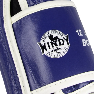 Windy Muay Thai Gloves Blue Authenticity Seal