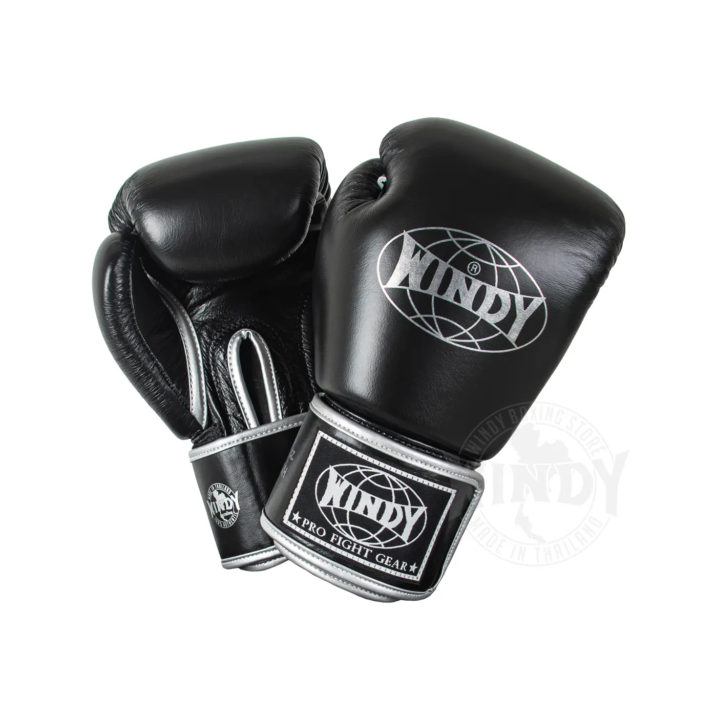 Windy Boxing Gloves Silver